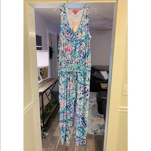 Lilly Pulitzer Paulina Jumpsuit Size Large